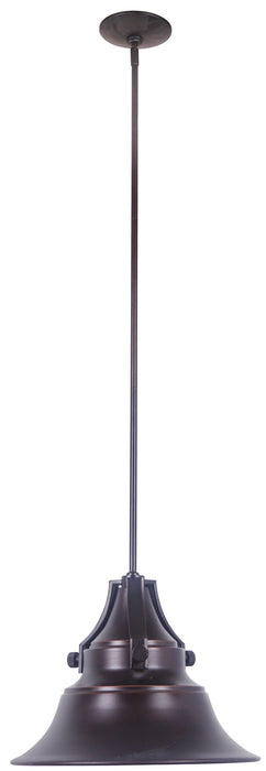 Craftmade Z4421-OBG One Light Pendant, Oiled Bronze Gilded