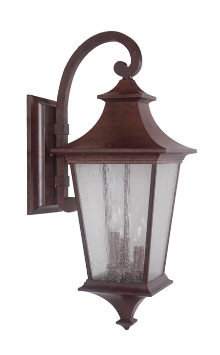 Craftmade Z1374-AG Three Light Outdoor Wall Lantern, Aged Bronze Textured
