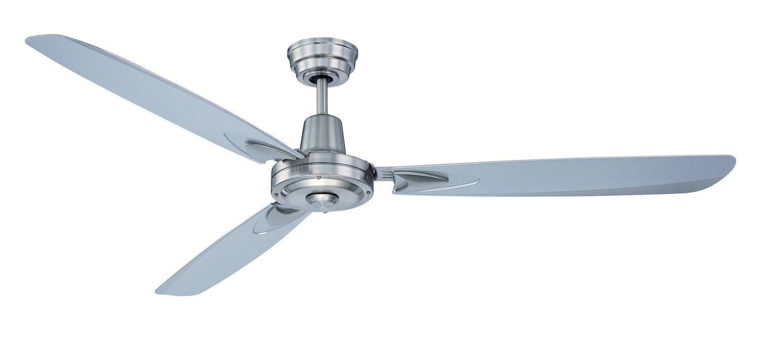 Craftmade VE58BNK3 58"Ceiling Fan, Brushed Polished Nickel