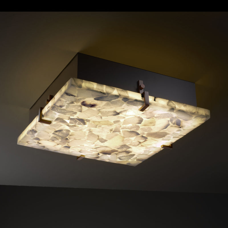 Justice Designs ALR-5555-DBRZ LED Flush-Mount, Dark Bronze