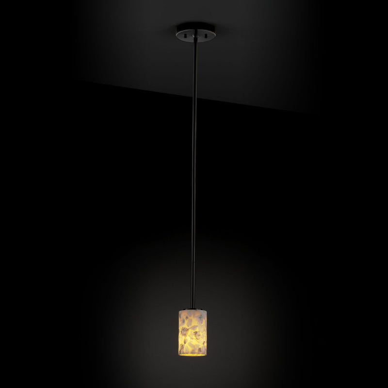 Justice Designs ALR-8815-10-MBLK One Light Pendant, Matte Black