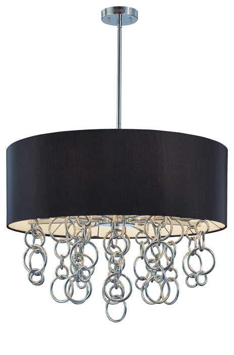 George Kovacs P400-0-077 Eight Light Pendant, Chrome