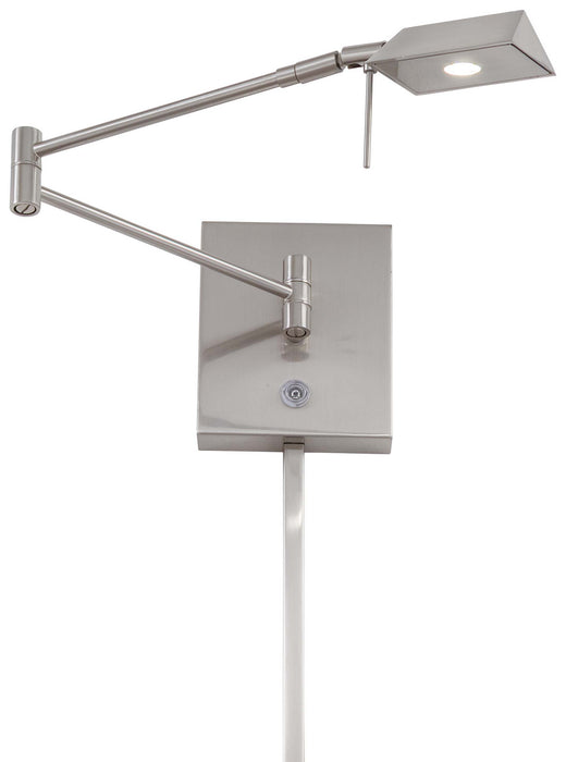 George Kovacs P4318-084 LED Swing Arm Wall Lamp, Brushed Nickel