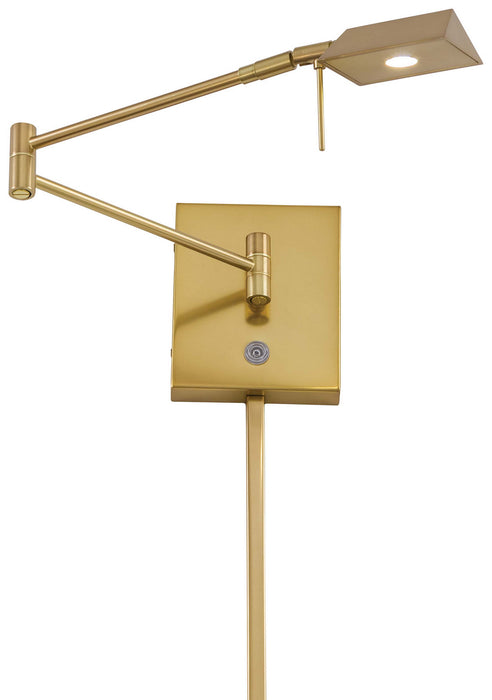 George Kovacs P4318-248 LED Swing Arm Wall Lamp, Honey Gold