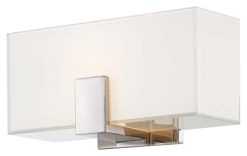 George Kovacs P5220-613 One Light Wall Sconce, Polished Nickel
