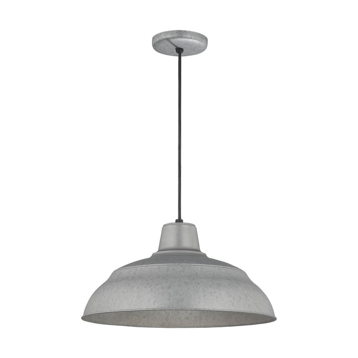Millennium RWHC17-GA One Light Pendant, Galvanized