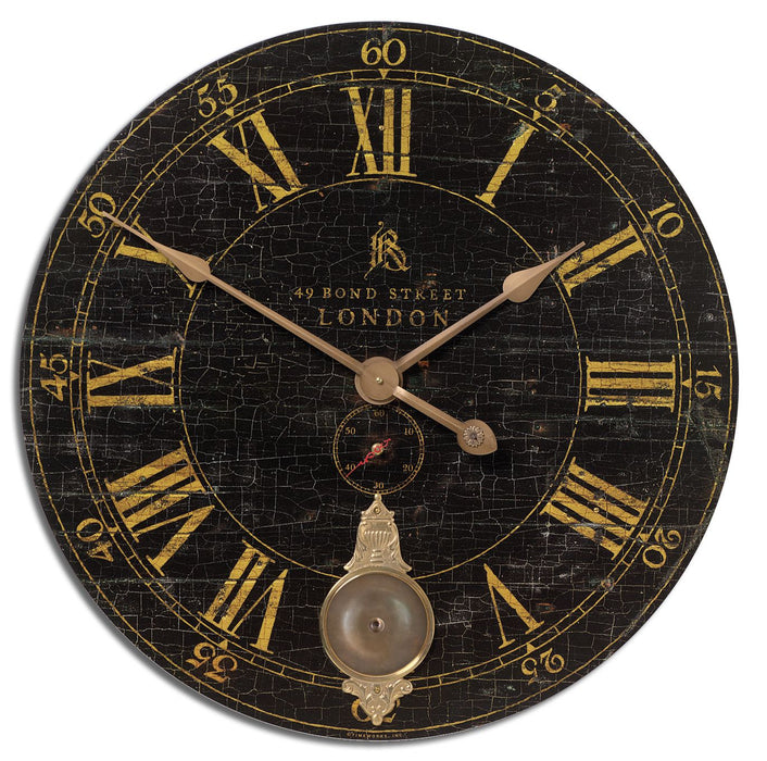 Uttermost 06030 Wall Clock, Laminated