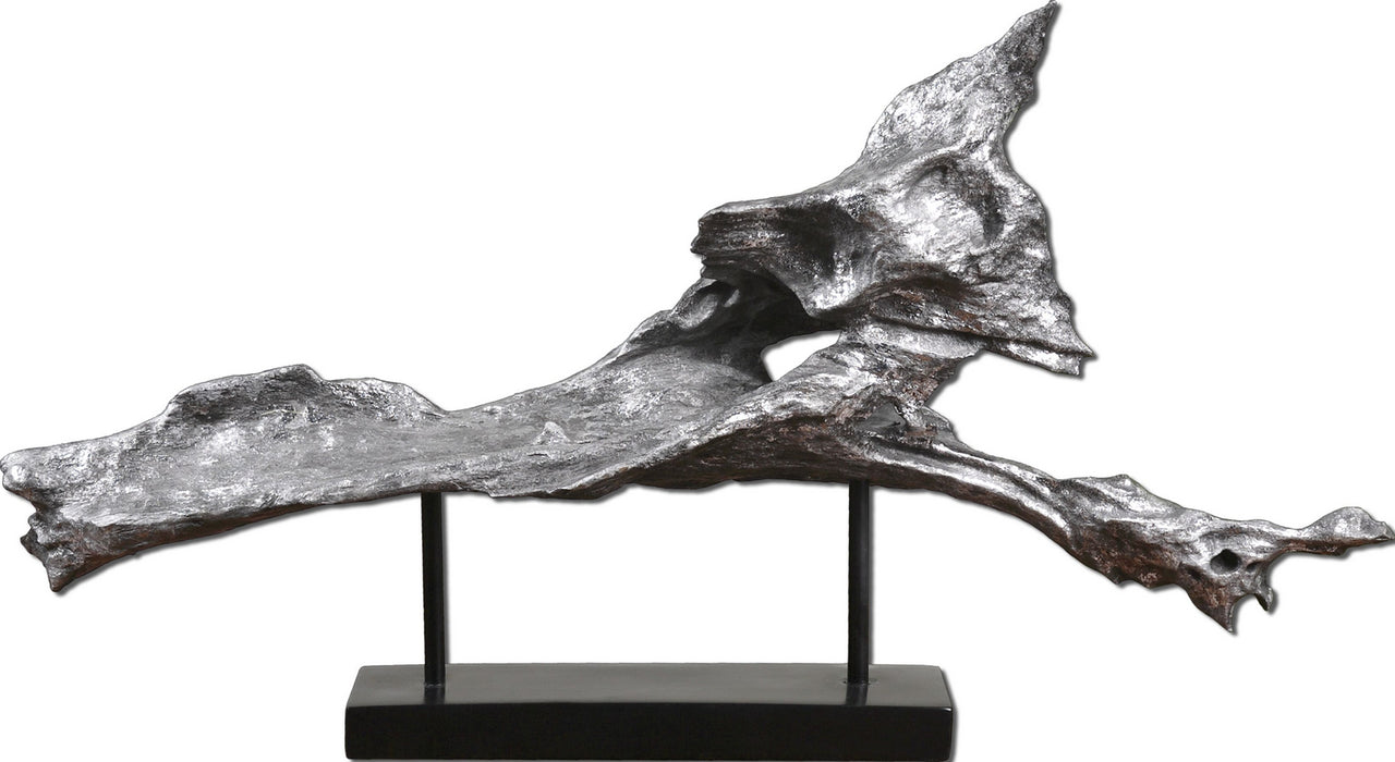Uttermost 19697 Sculpture, Silver w/Matte Black
