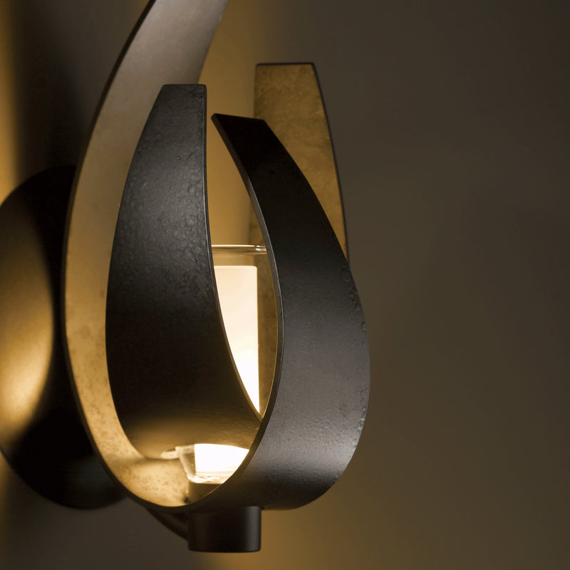 Hubbardton Forge 206501-SKT-07-YE0352 One Light Wall Sconce, Dark Smoke