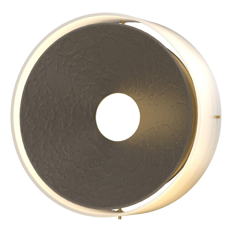 Hubbardton Forge 213310-SKT-07-GG0346 Four Light Wall Sconce, Dark Smoke