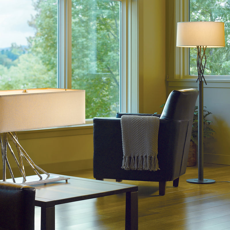 Hubbardton Forge 237660-SKT-07-SF1899 One Light Floor Lamp, Dark Smoke