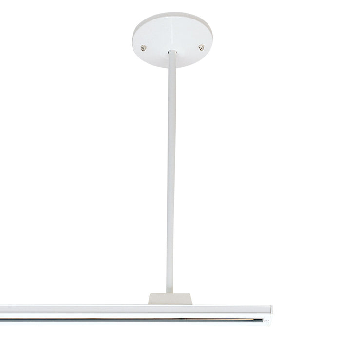 Nora Lighting NT-305W 18" Pendant Assembly Kit, 1 Or 2 Circuit Track, White