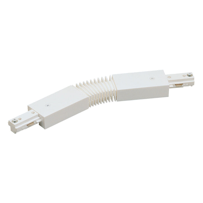 Nora Lighting NT-309W Flexible Connector For 1 Circuit Track, White