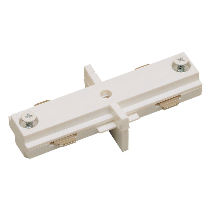 Nora Lighting NT-310W Straight Connector For 1 Circuit Track, White