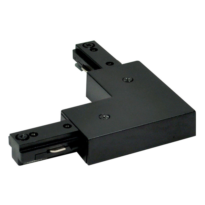 Nora Lighting NT-313B L Connector, 1 Circuit Track, Black