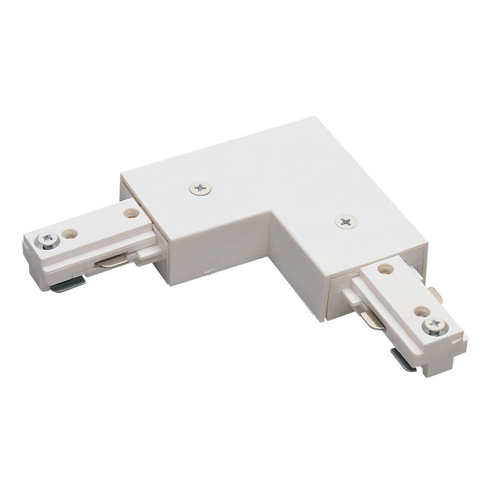 Nora Lighting NT-313W L Connector, 1 Circuit Track, White