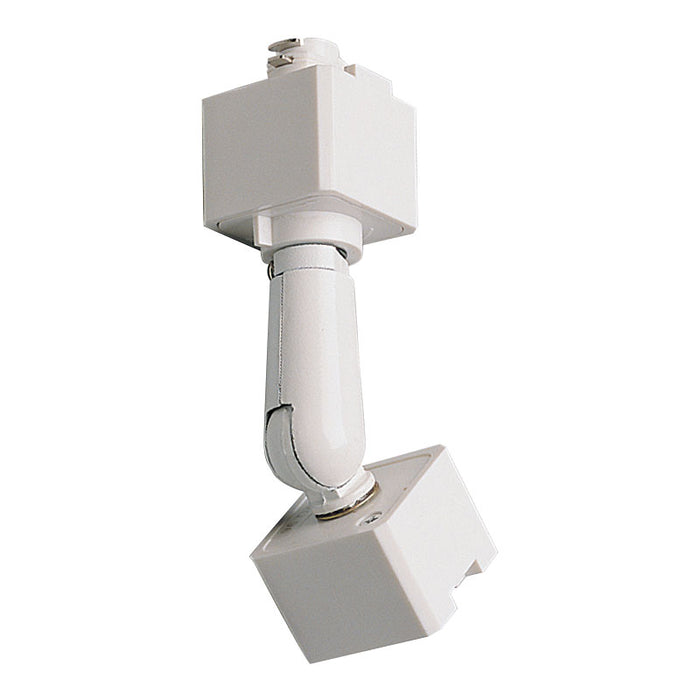 Nora Lighting NT-333W Slope Adapter For 3 Wire Track Head, 1 Or 2 Circuit Track,, White