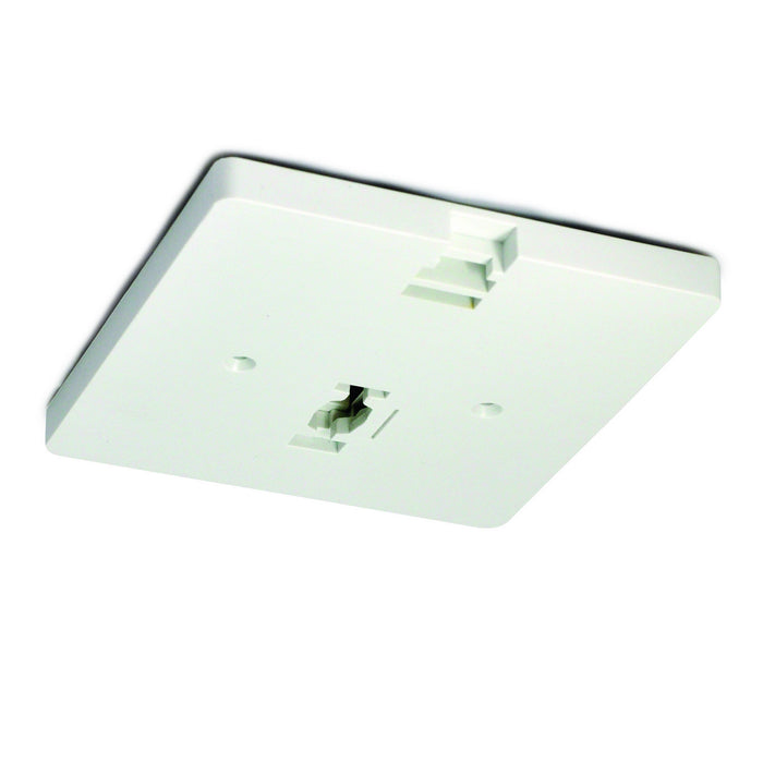 Nora Lighting NT-337W Monopoint Canopy Feed For Low Voltage Track Head, White
