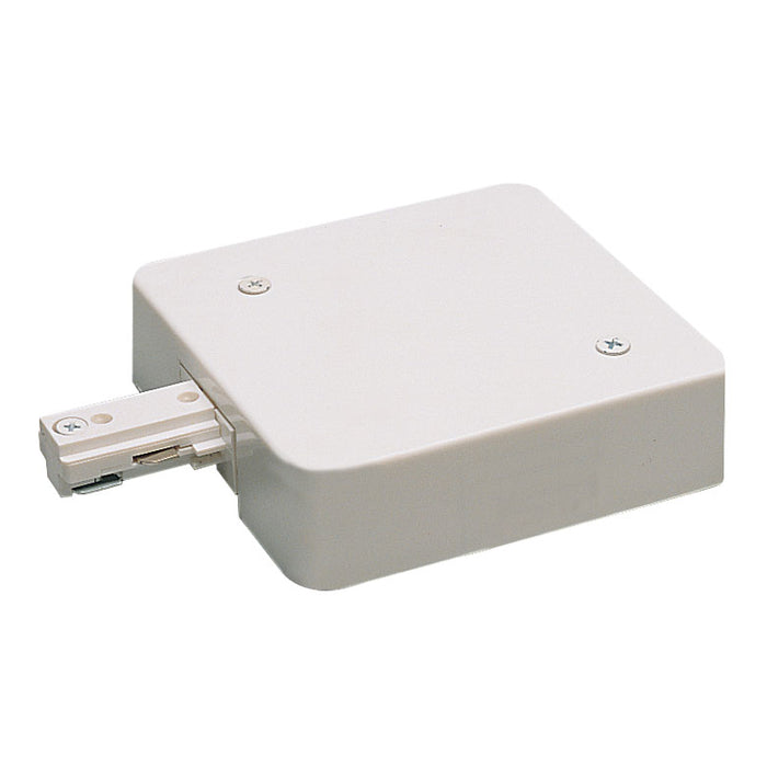 Nora Lighting NT-348W T-Bar Live End Feed, 1 Circuit Track, White