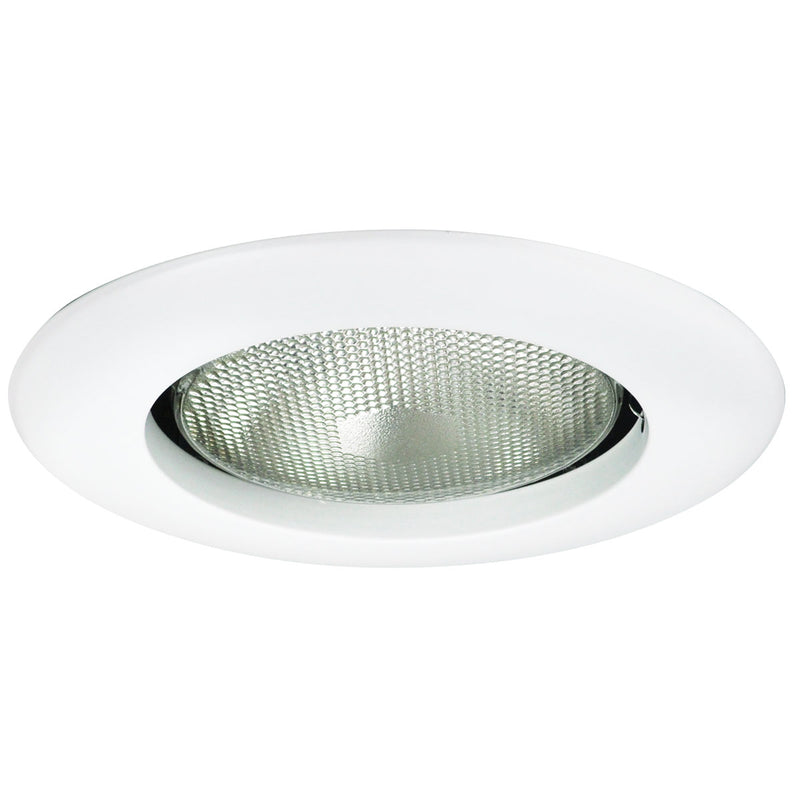 Nora Lighting NT-40 6" R40/Par38 Open Metal Trim, White