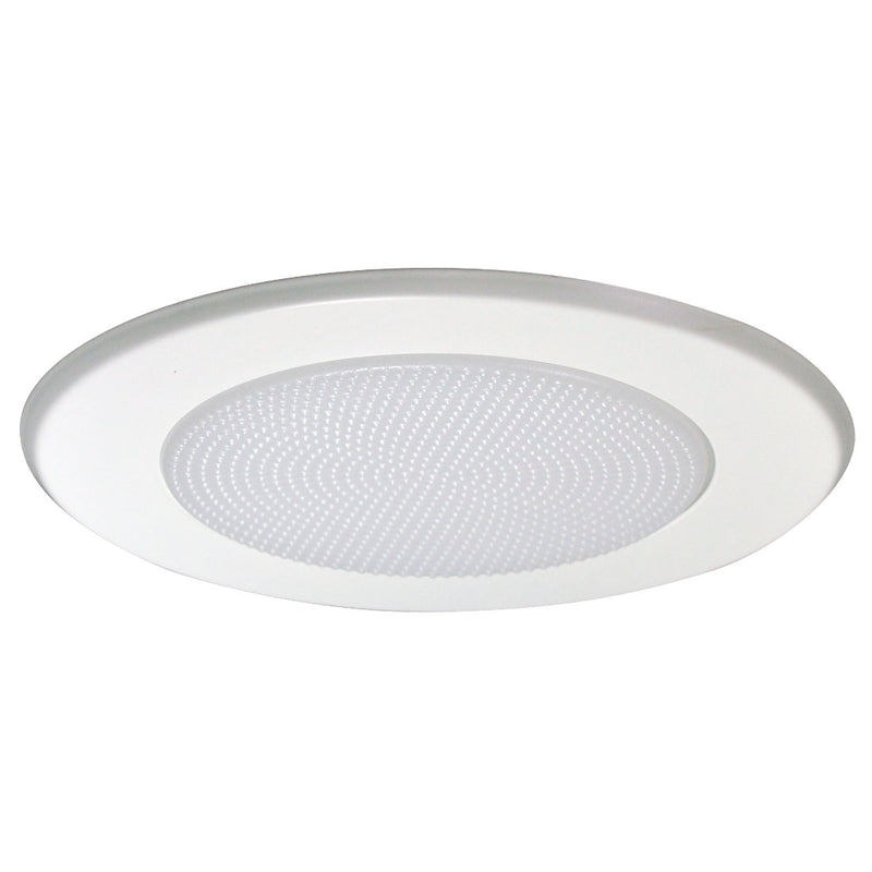 Nora Lighting NT-5022W 5" Albalite Lens W/ Metal Trim & Bracket, White