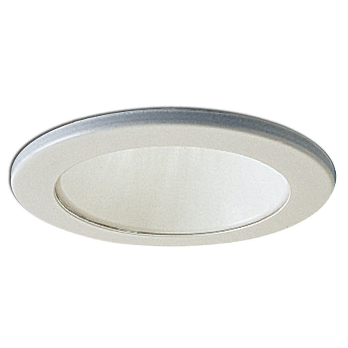 Nora Lighting NS-46 4" Specular Reflectorector Trim W/ Metal Ring, White