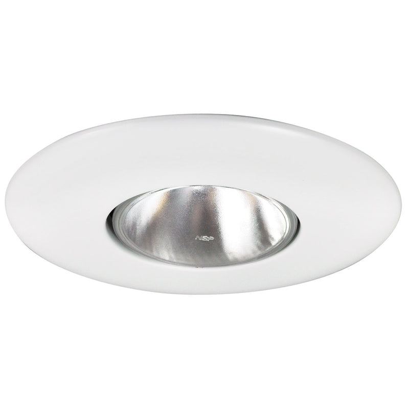Nora Lighting NT-30 6" Br30/Par30 Open Metal Trim, White