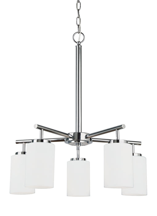 Generation Lighting 31161-05 Five Light Chandelier, Chrome