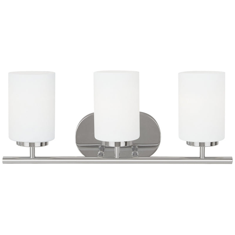 Generation Lighting 41162-05 Three Light Wall / Bath, Chrome
