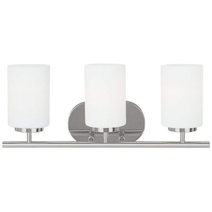 Generation Lighting 41162-05 Three Light Wall / Bath, Chrome