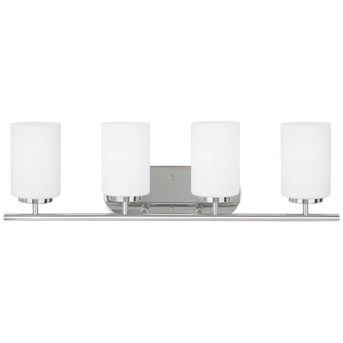 Generation Lighting 41163-05 Four Light Wall / Bath, Chrome