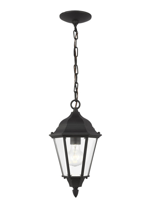Generation Lighting 60938-12 One Light Outdoor Pendant, Black