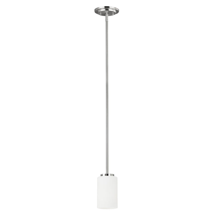 Generation Lighting 61160-05 One Light Mini-Pendant, Chrome