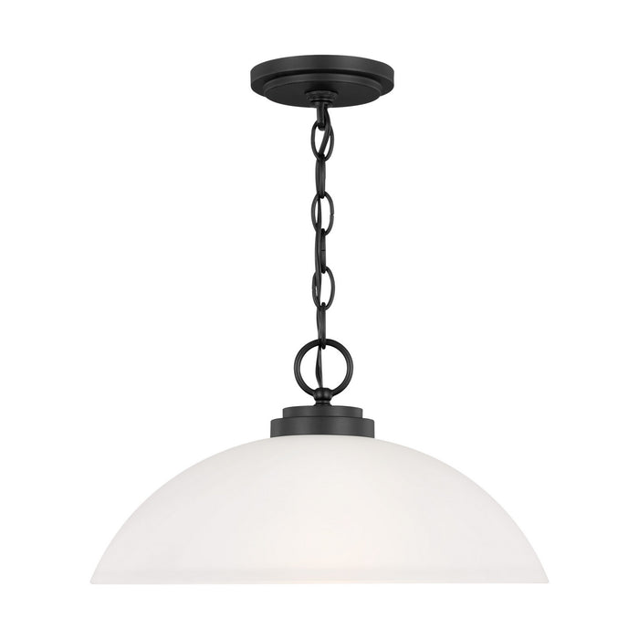 Generation Lighting 65160-112 One Light Pendant, Midnight Black