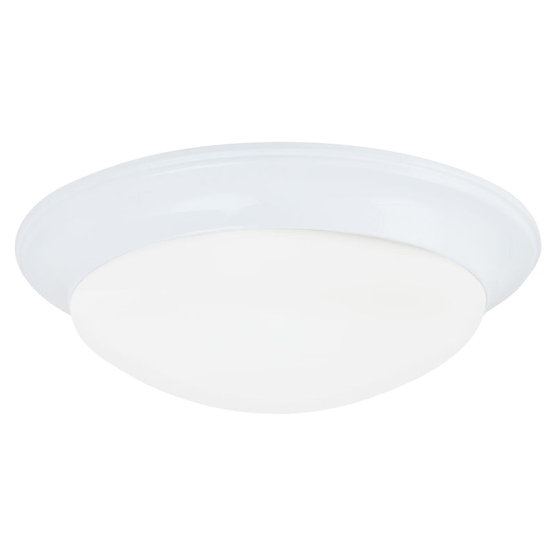 Generation Lighting 75434-15 One Light Flush Mount, White