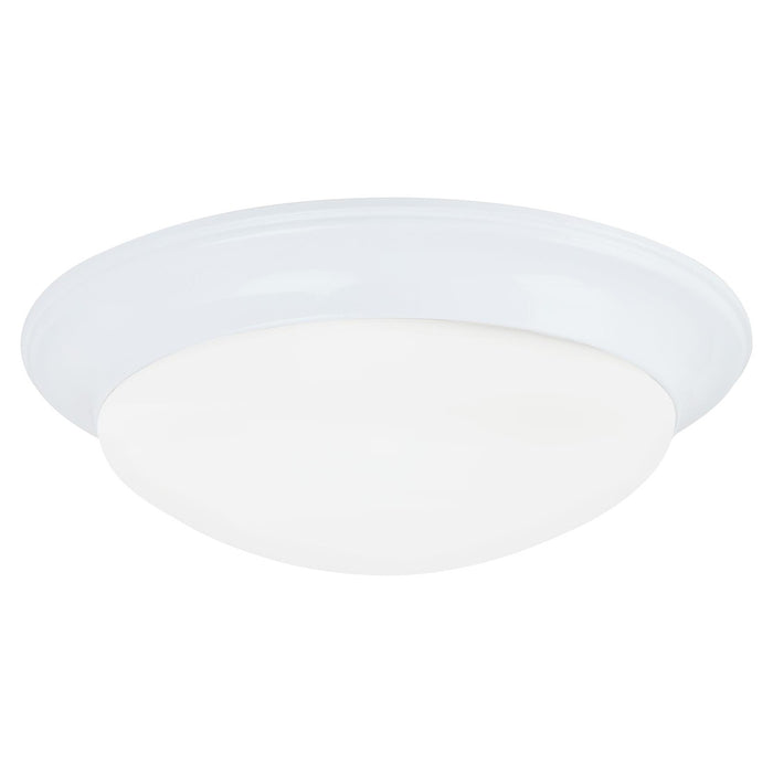 Generation Lighting 75434-15 One Light Flush Mount, White