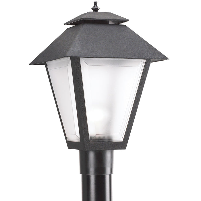 Generation Lighting 82065-12 One Light Outdoor Post Lantern, Black