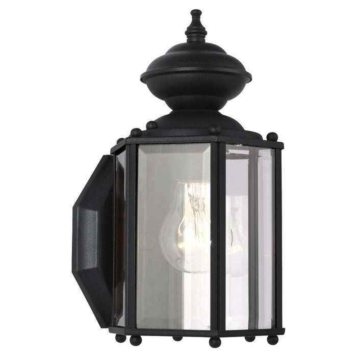 Generation Lighting 8507-12 One Light Outdoor Wall Lantern, Black