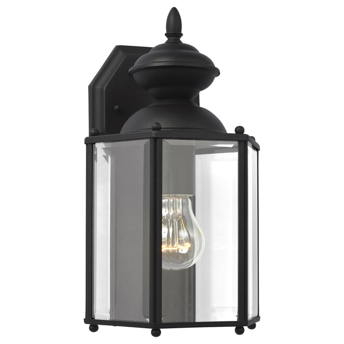 Generation Lighting 8509-12 One Light Outdoor Wall Lantern, Black