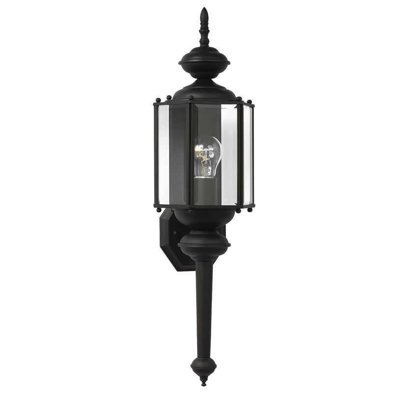 Generation Lighting 8510-12 One Light Outdoor Wall Lantern, Black