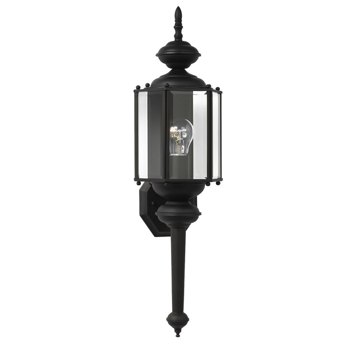 Generation Lighting 8510-12 One Light Outdoor Wall Lantern, Black