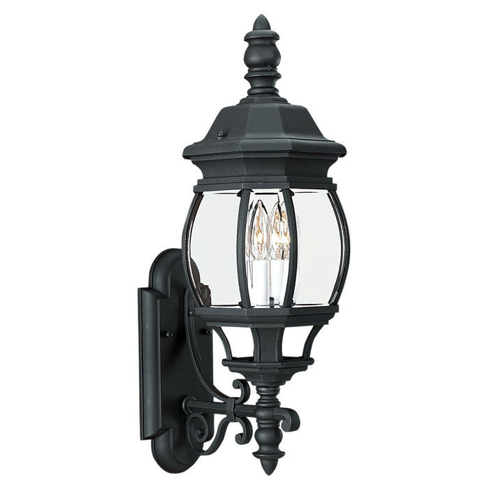 Generation Lighting 88201-12 Two Light Outdoor Wall Lantern, Black