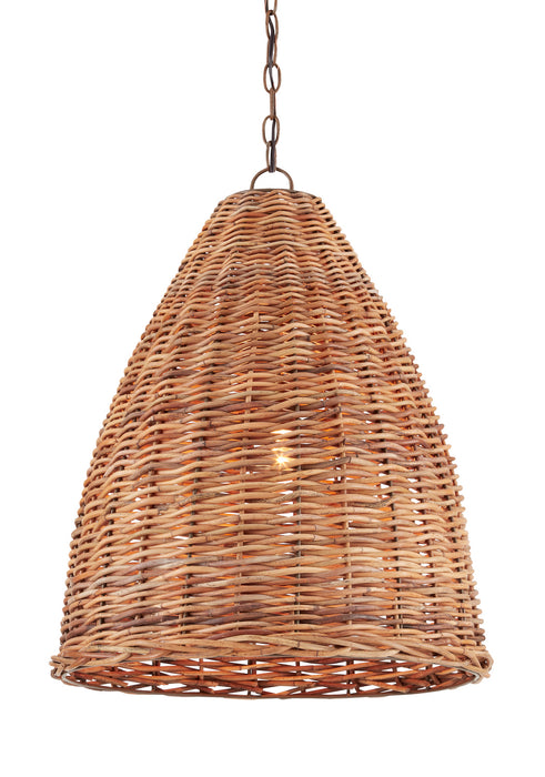 Currey and Company 9845 One Light Pendant, Natural