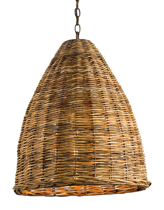 Currey and Company 9845 One Light Pendant, Natural