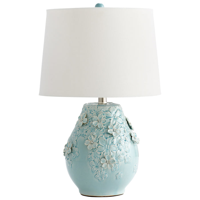 Cyan 05299-1 LED Table Lamp, Sky Blue Glaze