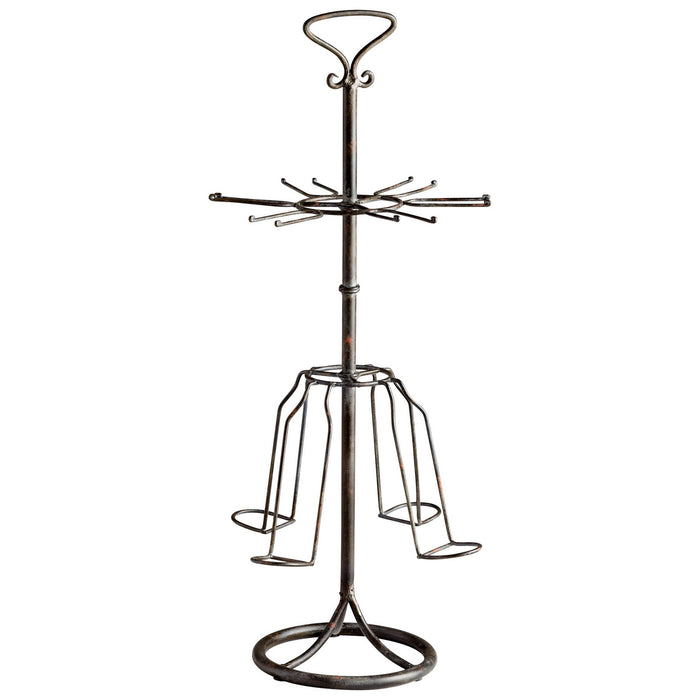 Cyan 05337 Wine Rack, Raw Steel