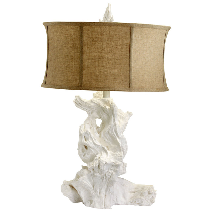 Cyan 04438-1 LED Table Lamp, White