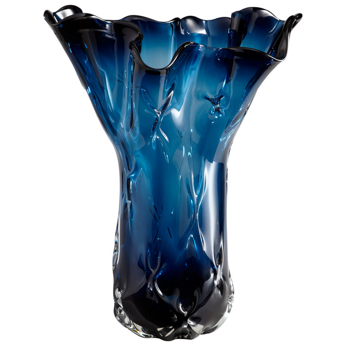 Cyan 05173 Vase, Cobalt Blue