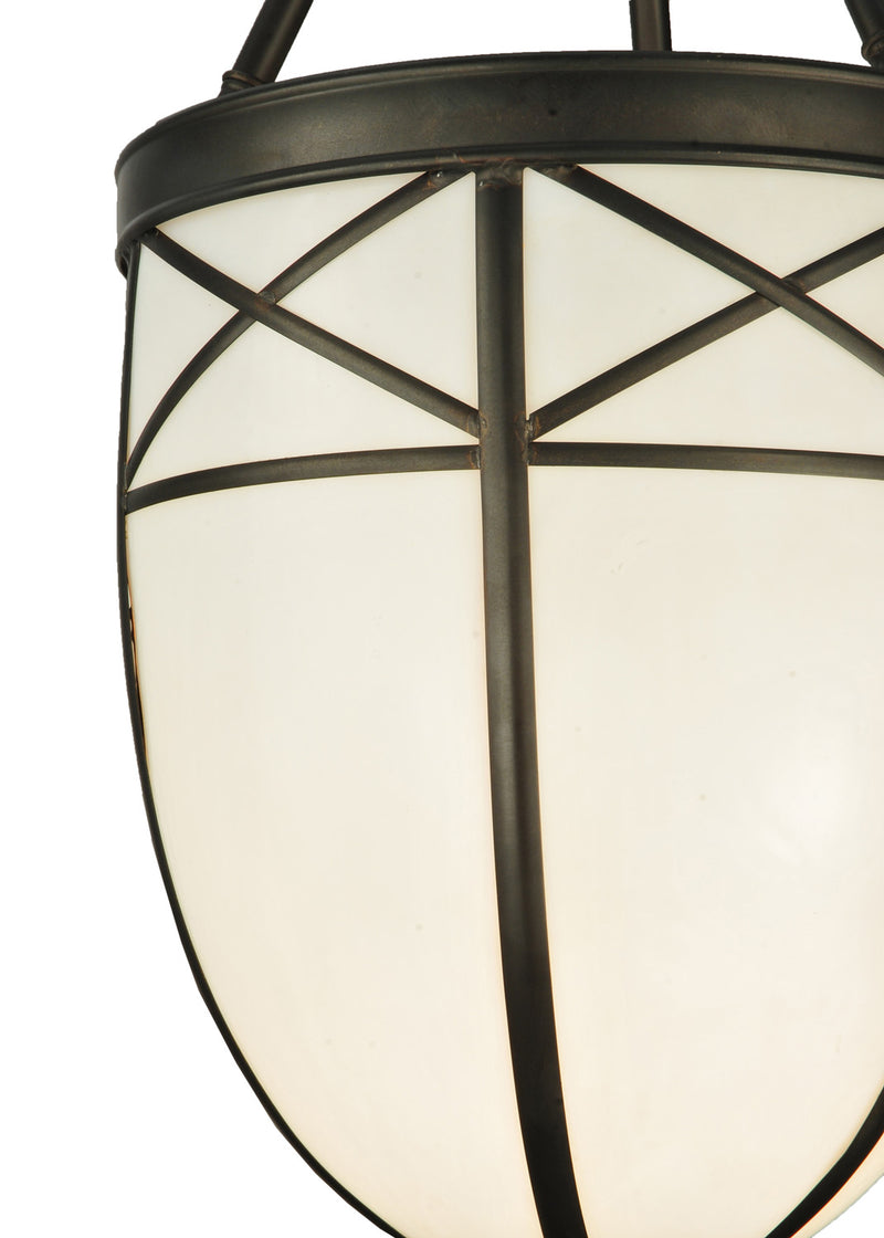 Meyda Tiffany 124556 One Light Pendant, Craftsman Brown