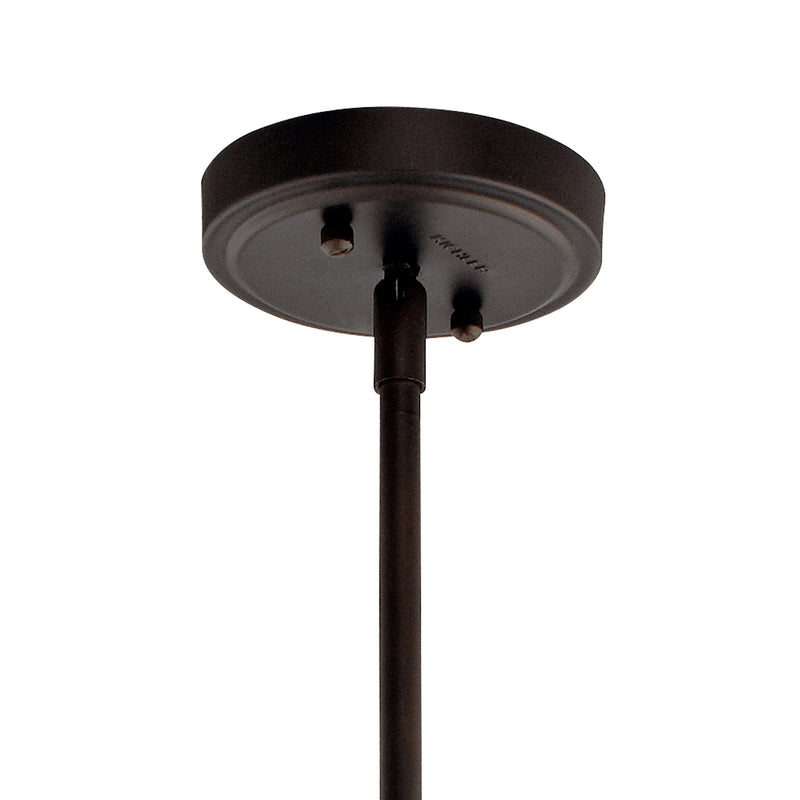 Kichler 42046OZ One Light Pendant, Olde Bronze